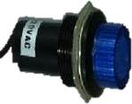 HK402B - Pilot Light w/leads Blue