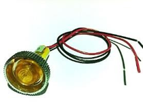 SG LIGHTS-  Chrome indicator with leads (choose colour R,G,A)