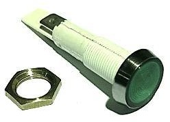 SL275G - Pilot light spade 10mm 240V GREEN