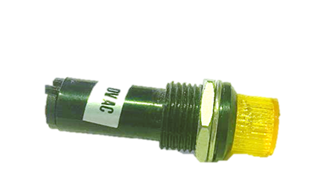 HK402A - Pilot Light W/Leads Amber